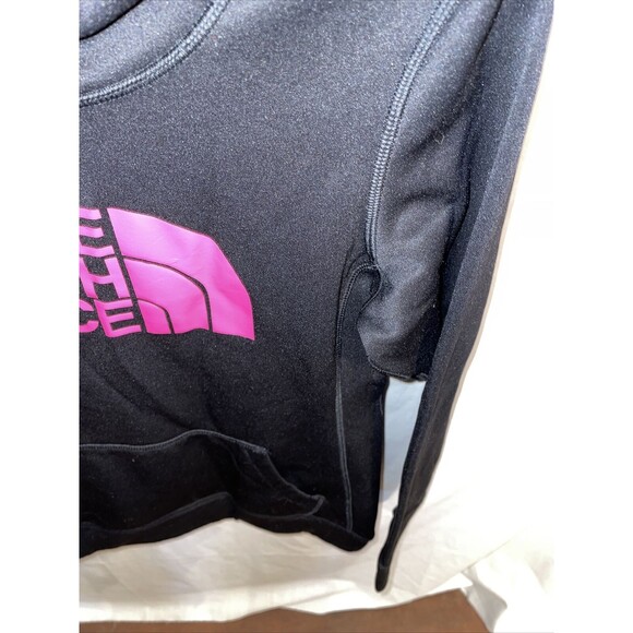The North Face Athletic Hoodie Women’s Size Small Black Pink Pullover Long Slv - Picture 7 of 14